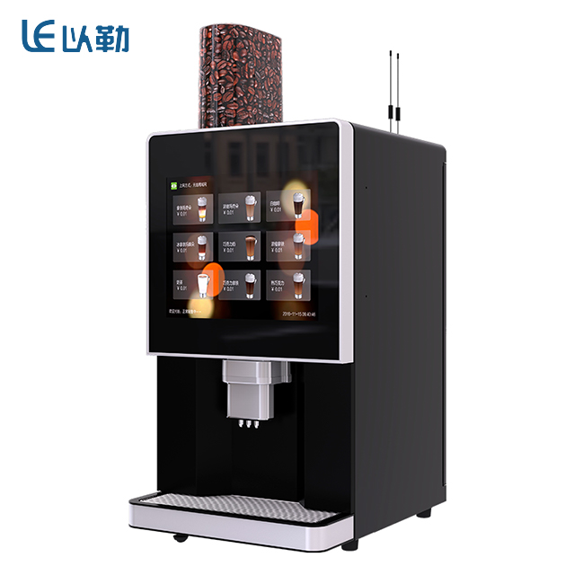 Automatic Smart Commercial Fresh Ground Coffee Vending Machine with 15 Inch Touch Screen